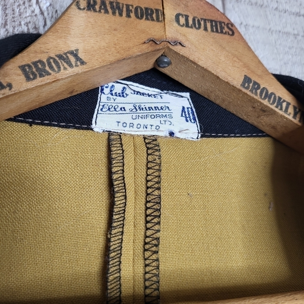 ❤️ Ella Skinner Club Jacket. Mustard Yellow. Vintage - Picture 4 of 9